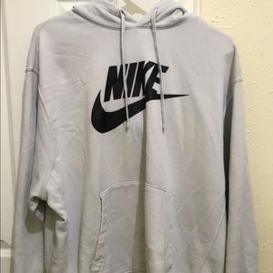 White nike hoodie